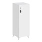 Ντουλάπι με κλειδαριά Zehra Megapap χρώμα λευκό 30x32x108εκ.