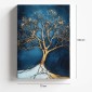 Πίνακας σε καμβά "Golden Tree" Megapap ψηφιακής εκτύπωσης 70x100x3εκ.