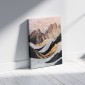 Πίνακας σε καμβά "Abstract Mountain" Megapap ψηφιακής εκτύπωσης 70x100x3εκ.