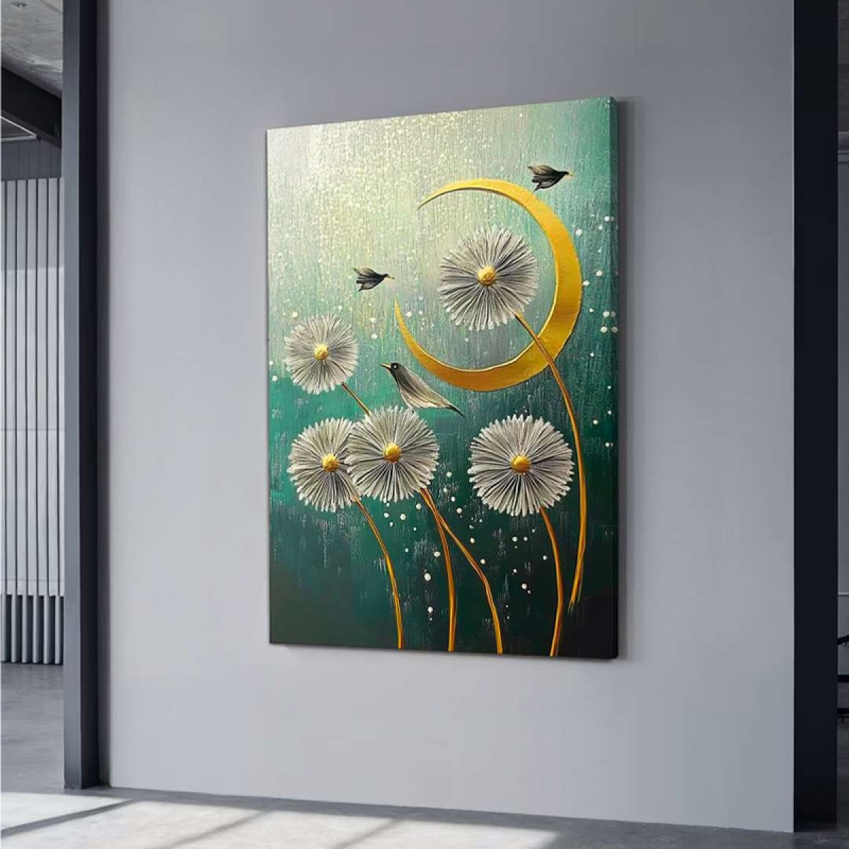 Πίνακας σε καμβά "Wildflowers" Megapap ψηφιακής εκτύπωσης 70x100x3εκ.