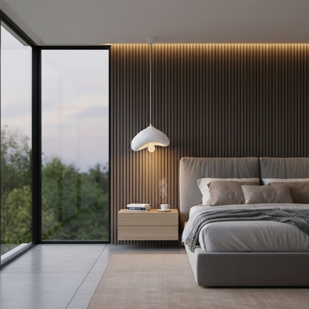 Φωτιστικό οροφής Luna Megapap E27 fiberglass μονόφωτο χρώμα λευκό 30x21x120εκ.