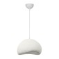 Φωτιστικό οροφής Loval Megapap E27 fiberglass μονόφωτο χρώμα λευκό 50x44x120εκ.