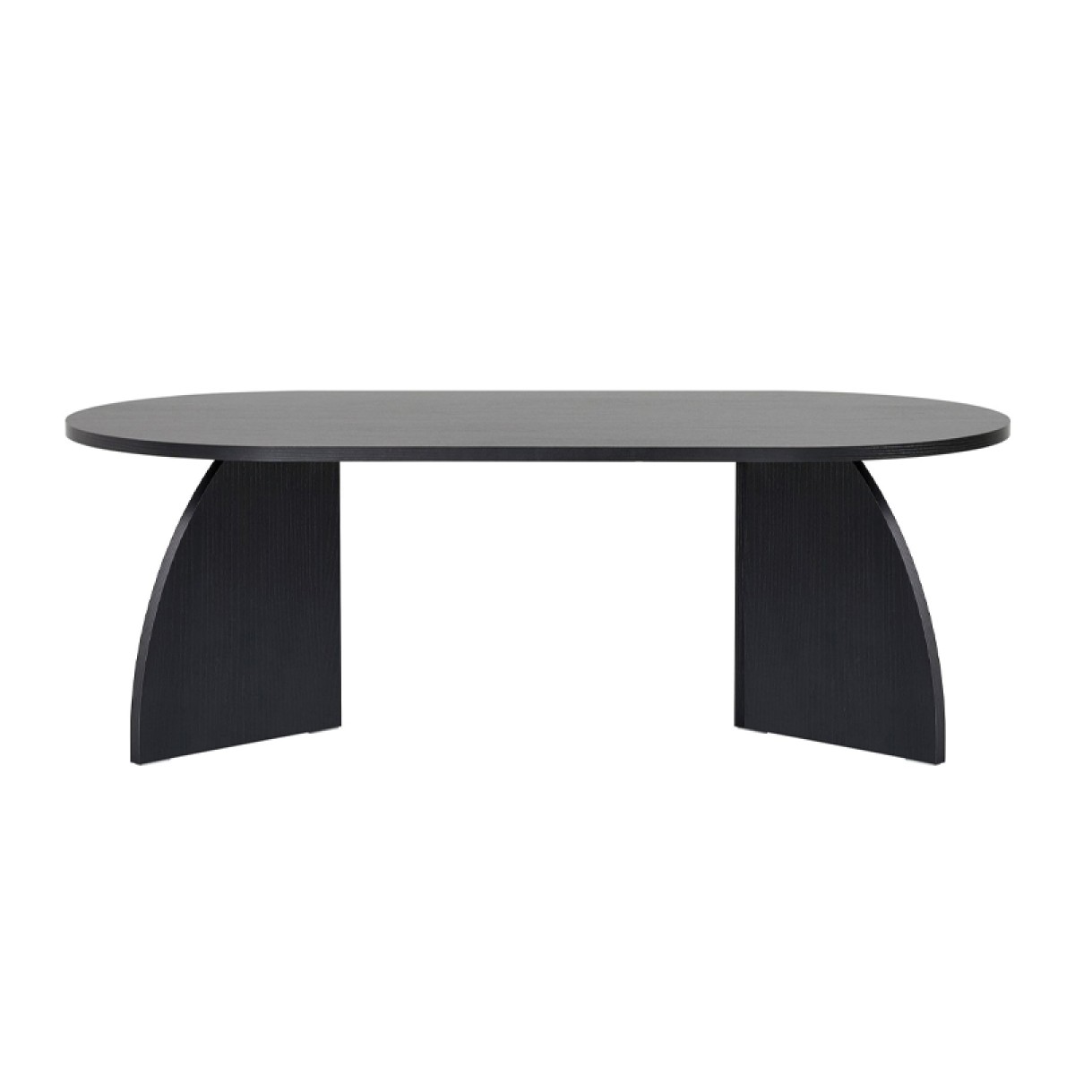 Τραπεζάκι σαλονιού Melina Megapap χρώμα black wood 120x60x40εκ.