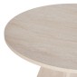 Τραπέζι Virela Megapap χρώμα travertine Ø120x75εκ.