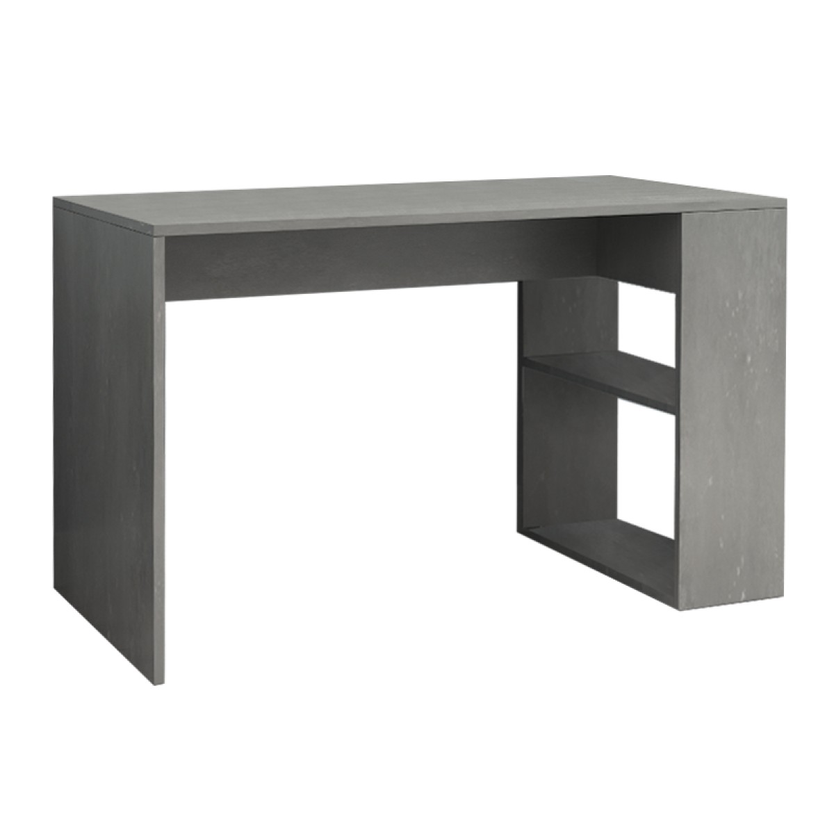 Γραφείο εργασίας Mikro Megapap χρώμα γκρι σκυροδέματος 120x60x75εκ.