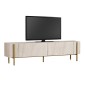 Έπιπλο τηλεόρασης Nexus Megapap χρώμα travertine - χρυσό 180x30x45,5εκ.