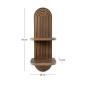 Ραφιέρα τοίχου Artwill Megapap Mdf χρώμα wenge 26x13x70εκ.