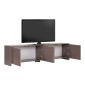 Έπιπλο τηλεόρασης Aurelia Megapap χρώμα μόκα 180x32x45εκ.