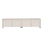 Έπιπλο τηλεόρασης Aurelia Megapap χρώμα κρεμ 180x32x45εκ.