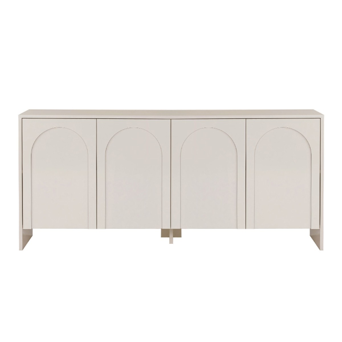 Μπουφές Aurelia Megapap χρώμα κρεμ 180x45x80εκ.