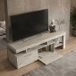 Έπιπλο τηλεόρασης Acnes Megapap χρώμα travertine 160x40x53εκ.