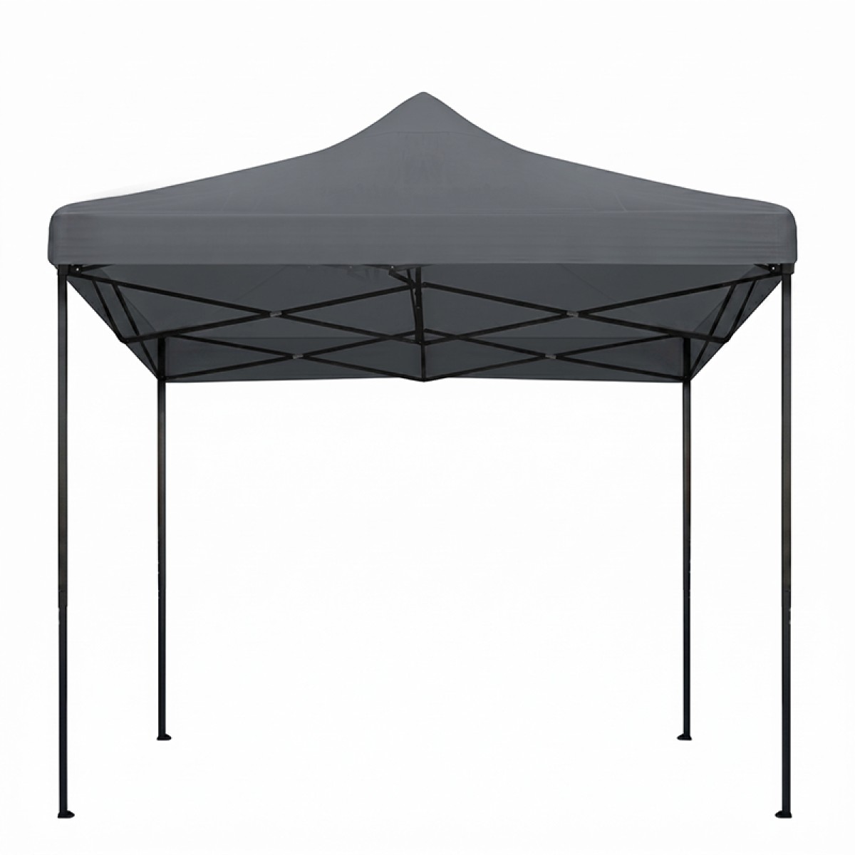 Κιόσκι - Gazebo Bari Megapap πτυσσόμενο μεταλλικός σκελετός - αδιάβροχο ύφασμα χρώμα γκρι 3x3x3,10m.