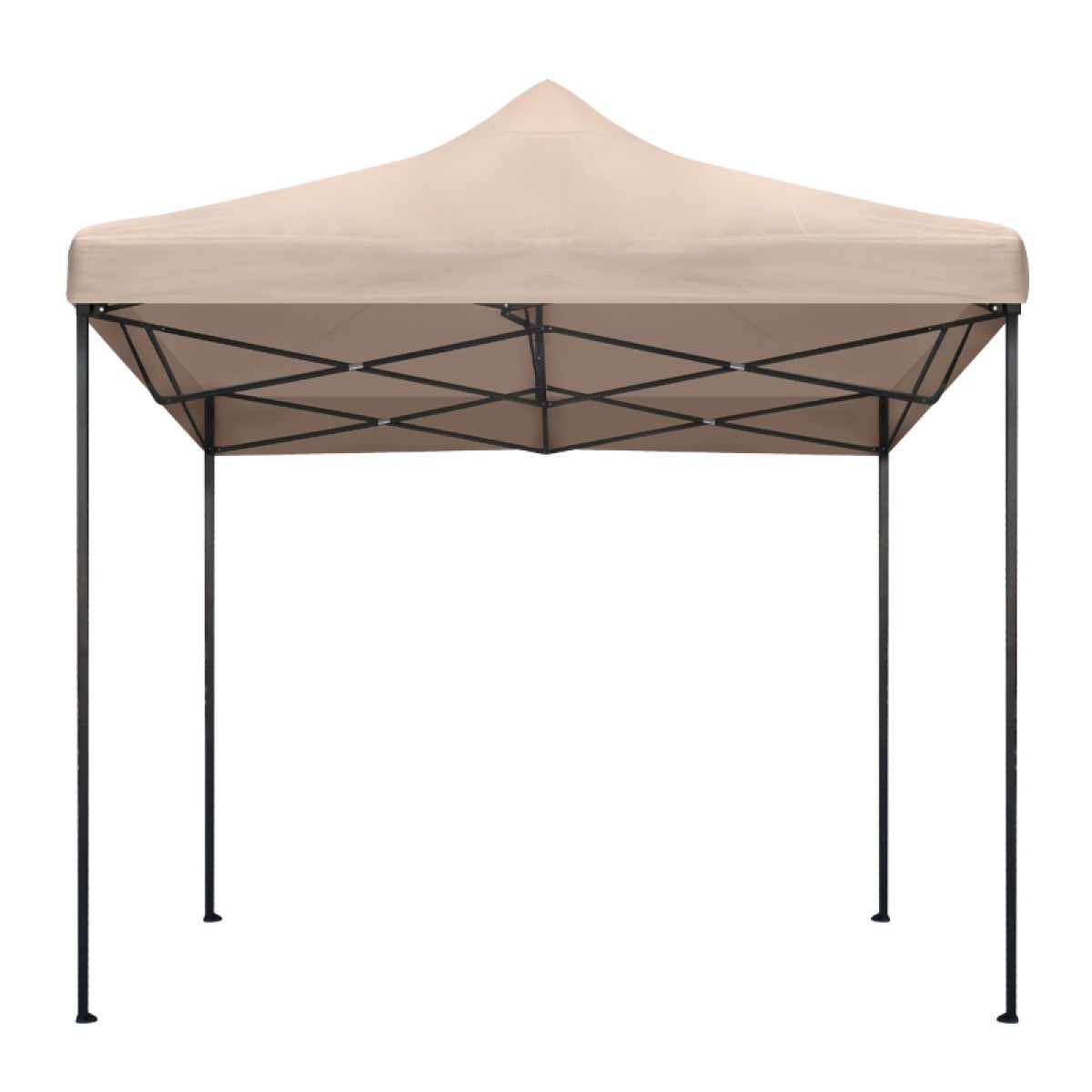 Κιόσκι - Gazebo Bari Megapap πτυσσόμενο μεταλλικός σκελετός - αδιάβροχο ύφασμα χρώμα της άμμου 3x3x3,10m.