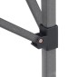 Κιόσκι - Gazebo Bari Megapap πτυσσόμενο μεταλλικός σκελετός - αδιάβροχο ύφασμα χρώμα γκρι 3x4,5x3,20m.