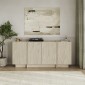 Μπουφές Dorma Megapap χρώμα travertine 180x45x80,2εκ.