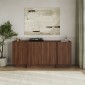 Μπουφές Dorma Megapap χρώμα καρυδί milano 180x45x80,2εκ.