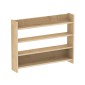 Ραφιέρα τοίχου Lane Megapap χρώμα sapphire oak 85x15x66εκ.