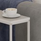 Τραπεζάκι βοηθητικό Lido Megapap χρώμα sandstone 60x22x62εκ.