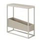 Τραπεζάκι βοηθητικό Lido Megapap χρώμα sandstone 60x22x62εκ.