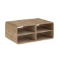 Τραπεζάκι σαλονιού Rovel Megapap χρώμα sepet oak 80,3x50x32,5εκ.
