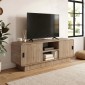 Έπιπλο τηλεόρασης Rovel Megapap χρώμα sepet oak 140,3x39x50εκ.