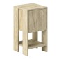 Κομοδίνο Ema Megapap χρώμα travertine 30x30x55εκ.