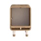 Κομοδίνο Doro Megapap χρώμα sepet oak 35,3x34x51εκ.
