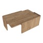 Τραπεζάκι σαλονιού Bora Megapap χρώμα sepet oak 82x52x28,5εκ.