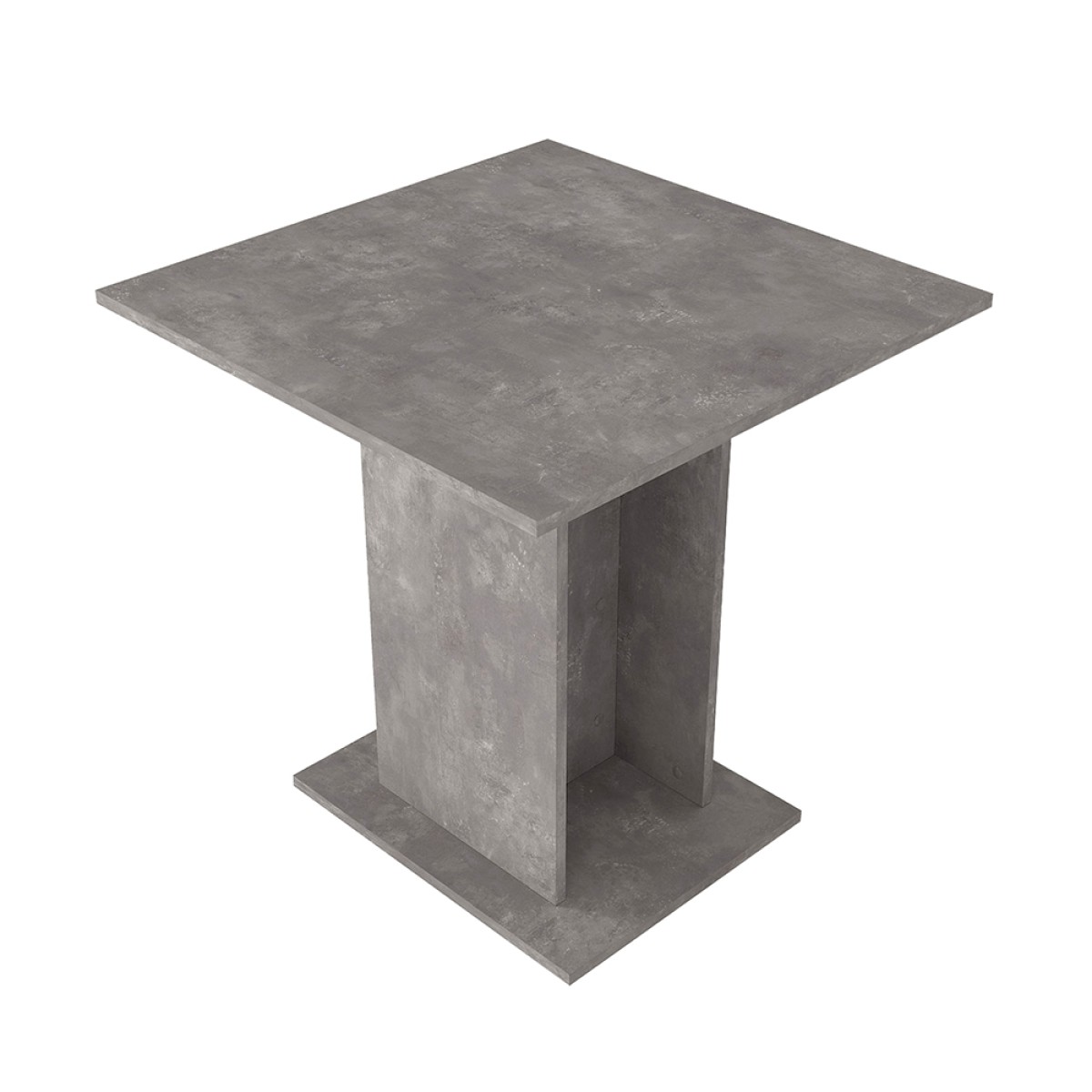 Τραπέζι Allos Megapap χρώμα γκρι σκυροδέματος 75x75x77εκ.