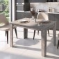 Τραπέζι Darlen Megapap χρώμα γκρι σκυροδέματος 125x72x74εκ.