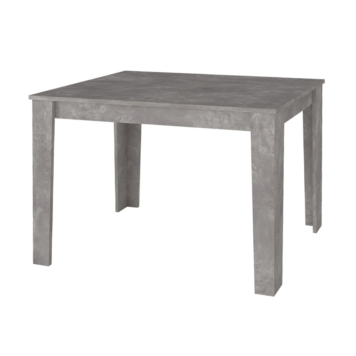 Τραπέζι Darlen Megapap χρώμα γκρι σκυροδέματος 125x72x74εκ.