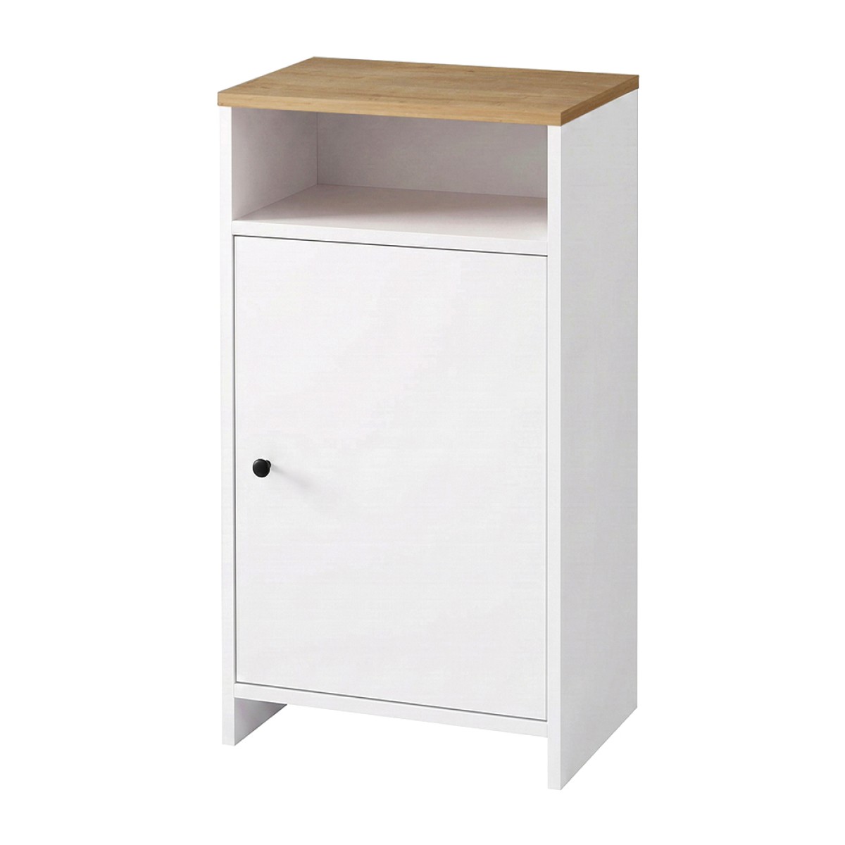 Παπουτσοθήκη - Ντουλάπι Talsa Megapap χρώμα λευκό - sapphire oak 50x35,3x86εκ.