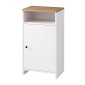 Παπουτσοθήκη - Ντουλάπι Talsa Megapap χρώμα λευκό - sapphire oak 50x35,3x86εκ.