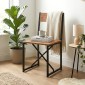 Καρέκλα τραπεζαρίας Maysa Megapap χρώμα μαύρο - pine oak 40,2x42,5x84,7εκ.