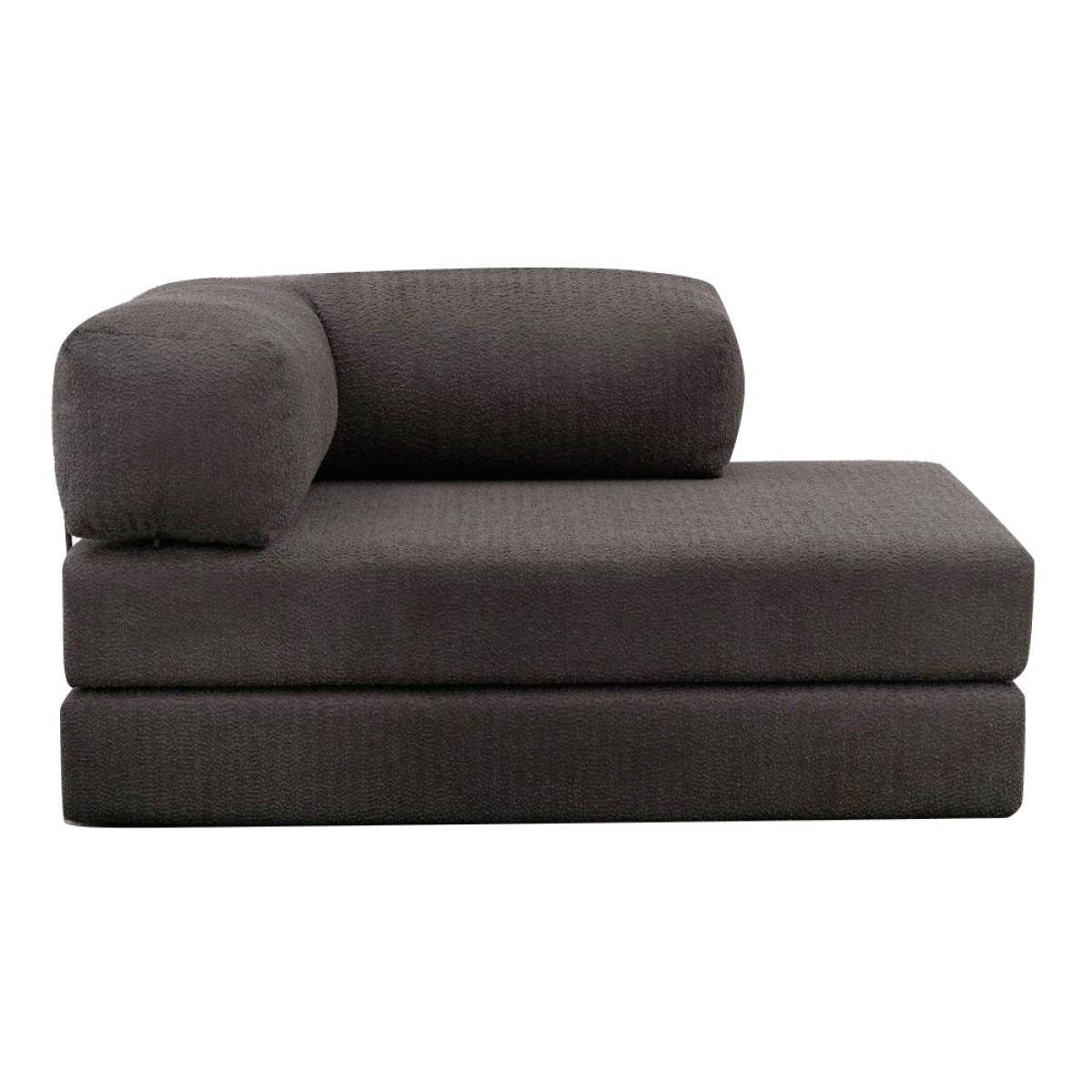 Καναπές - κρεβάτι Comfort Megapap διθέσιος υφασμάτινος χρώμα ανθρακί 140x95x75εκ.