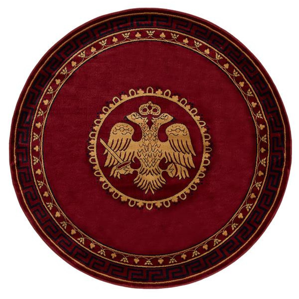 ΧΑΛΙ ΕΚΚΛΗΣΙΑΣΤΙΚΟ ATHOS 2128A BURGUNDY  ΡΟΤΟΝΤΑ - 250X250  NewPlan