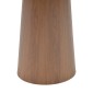Tραπέζι Donda pakoworld mdf καρυδί Φ100x76εκ