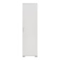 Ντουλάπι-στήλη Chad1 pakoworld λευκό gloss 45x32x169εκ