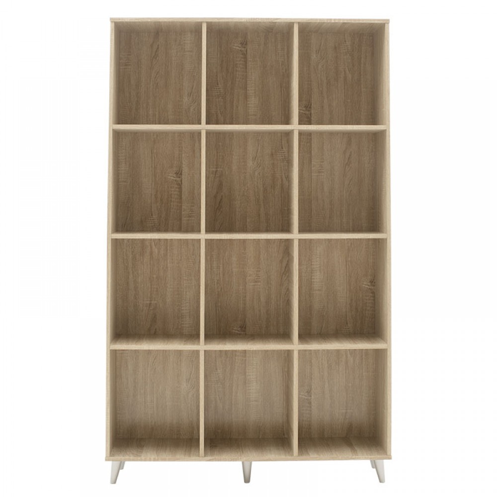 Βιβλιοθήκη FIRENZE pakoworld χρώμα sonoma 107x28,6x178εκ