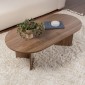 Τραπέζι σαλονιού Tabletod pakoworld σε καρυδί απόχρωση 119x60x40εκ