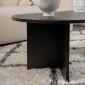 Τραπέζι σαλονιού Tabletod pakoworld σε μαύρη απόχρωση 119x60x40εκ
