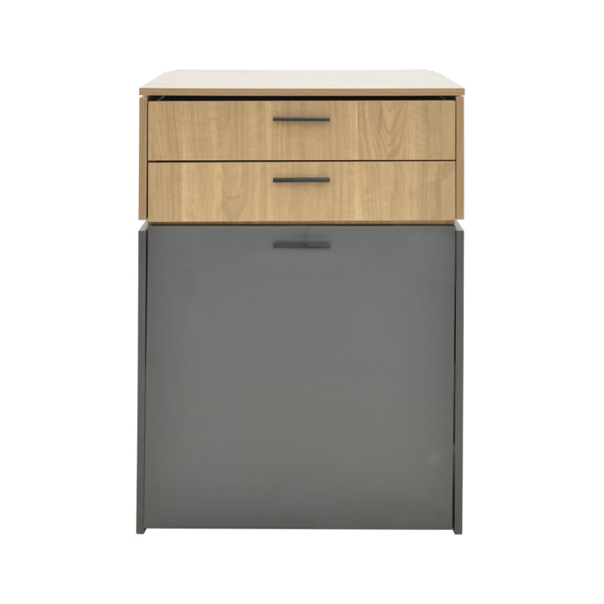 Τουαλέτα κρεβατοκάμαρας Sonlen pakoworld ανθρακί-sonoma 60x45x130εκ