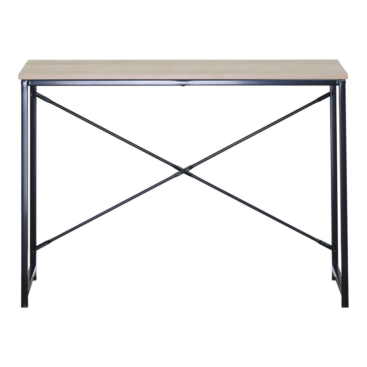 Γραφείο εργασίας Bailon pakoworld σε oak απόχρωση με μαύρο μέταλλο 100x40x70εκ Γραφείο εργασίας Bailon pakoworld σε oak απόχρωση με μαύρο μέταλλο 100x40x70εκ