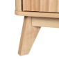 Τραπέζι σαλονιού Hamea pakoworld mdf σε φυσική απόχρωση 110x55,2x45εκ