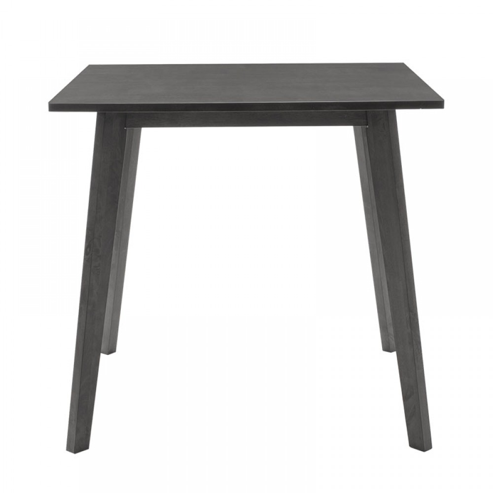 Τραπέζι Benson pakoworld MDF σε rustic grey απόχρωση 80x80x75εκ