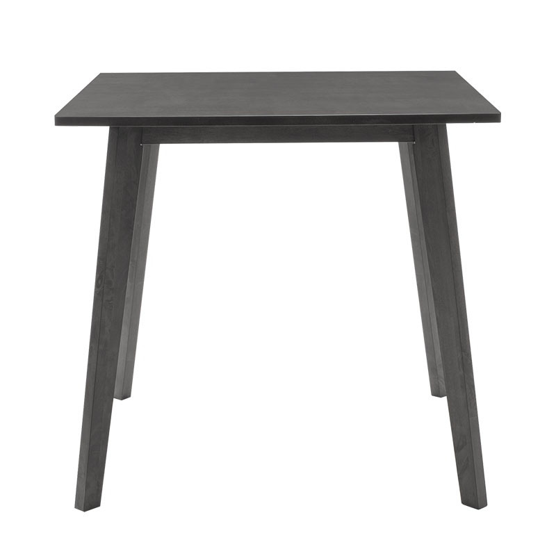 Τραπέζι Benson pakoworld MDF σε rustic grey απόχρωση 80x80x75εκ