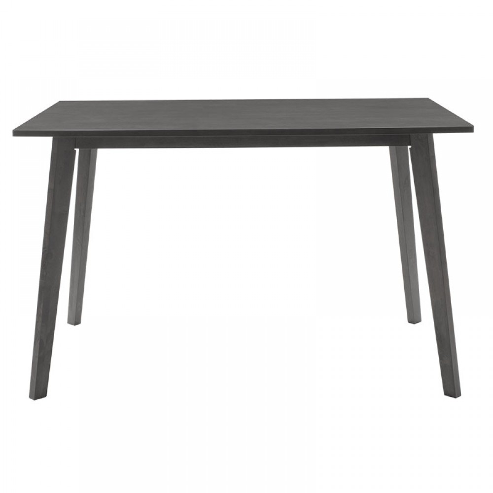 Τραπέζι Benson pakoworld MDF σε rustic grey απόχρωση 120x75x75εκ