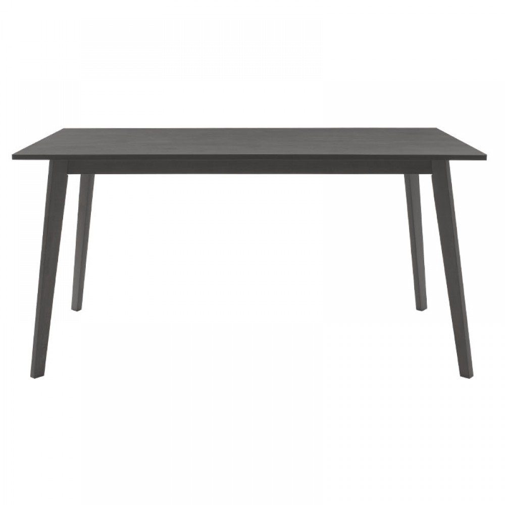Τραπέζι Benson pakoworld MDF σε rustic grey απόχρωση 150x90x75εκ
