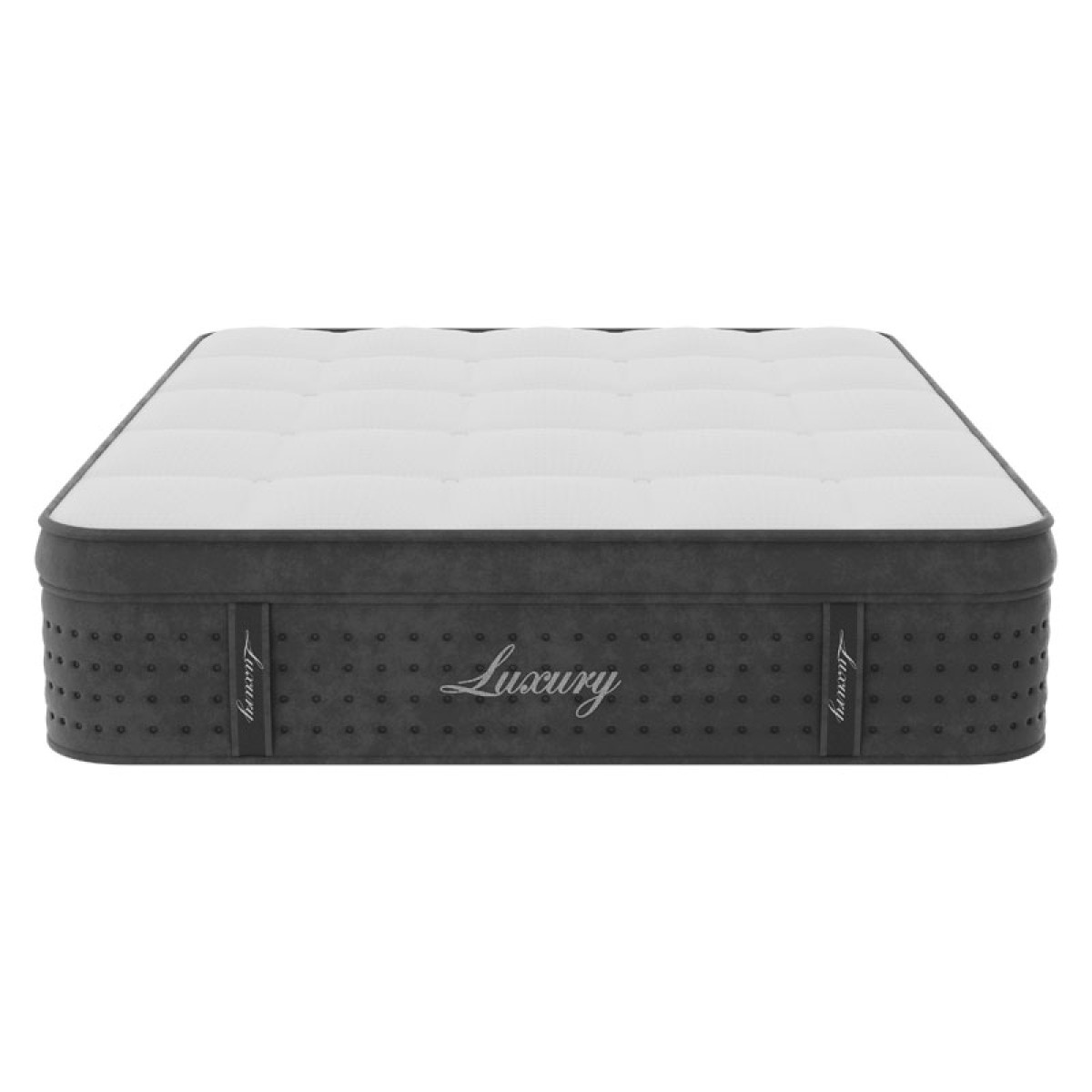 Στρώμα Luxury pakoworld pocket spring+gel memory foam+latex μονής όψης aloe vera 34-36cm 160x200εκ