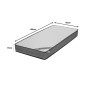 Στρώμα Frezio pakoworld pocket spring roll pack διπλής όψης 18-19cm 90x190εκ